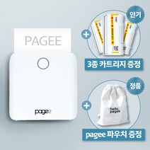 PAGEE 페이지 바코드 네임 스티커 모바일 가정용 라벨 프린터 휴대용 라벨기 포토 프린터, 1개, 페이지_PG1_민트+파우치+할인쿠폰