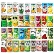 과즙음료 과일주스 캔음료수 작은캔 미니캔 업소용 도매용 프레주 웅진 썬키스트 참맑은 175ml 180ml 30캔 중 택1, 21) 썬키스트 매실 175ml 30캔