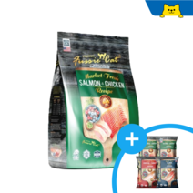 퍼시캣 그레인프리 레시피 연어 치킨 고양이사료 1kg + 샘플3봉, 사료 샘플 x 3개, 연어&치킨 1kg