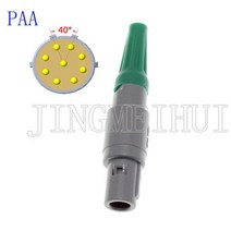 전기장치 소모품 Paga PAB PAC 1P 2 3 4 5 6 7 8 9 10 14 핀 의료용 플라스틱 푸시풀 자동 잠금 커넥터 0 40 60 80 도 수 플러그 개, 없음, PAA2( 40 Degree)+5 Pcs+14P