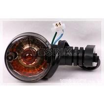 SL125(포르테) 윙카 뒤 흑색 투명렌즈, 단품