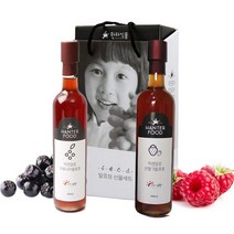 자연담은 발효청 2종 선물세트 2호(아로니아+산딸기), 600ml, 상세페이지 참조