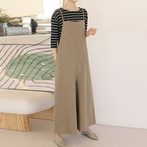 플레이팝 여성용 5컬러 자체제작 와이드핏 점프슈트