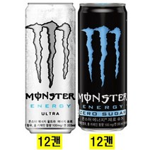 몬스터 에너지 355ml (울트라(12캔) + 제로슈거(12캔)) 24캔