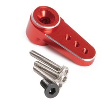 SERVO EMax ES08MA II 12g 아날로그 메탈 기어 서보 마운트 및 15T 암 1/24 RC 자동차 모델 축 SCX24 검, [07] Servo Arm Red