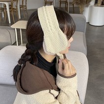 [블루피오레] 니트 퍼 귀도리 뜨개 귀마개 BFH1080
