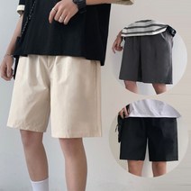 [모비딕컴퍼니] 짧은반바지 여성면반바지 컷팅반바지 밴딩반바지 포켓조임반바지 phiao