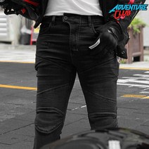 오토바이 라이딩진 바이크진 청바지 블랙진 슬림핏, 02_바이크진(블랙), M(30), 블랙