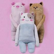 PGM1*^몰심쿵 캐릭터 바디필로우 전신베개 귀여운 편안한 폭신한 쿠션 고급 예쁜 인테리어 선물용 동물^*1췤pgm, *^^옵션*^코지(스카이블루)