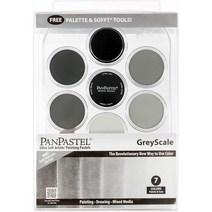 PanPastel 30079 Ultra Soft Artist Pastel 7 Color Greyscale 키트(Sofft Tools & 팔레트 트레이 포함), 단일옵션