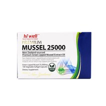 프리미엄 초록입홍합 오일 25000mg 3개월분 글루코사민 콘드로이친 뉴질랜드영양제, 100정, 3개