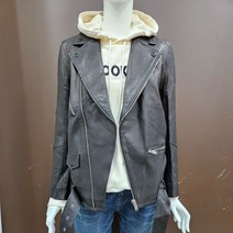 시에로 하프기장 양가죽 라이더자켓 SE4LTF209