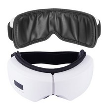 열 압축 압력 및 진동 눈 마사지기 눈 이완 눈 피로 감소 수면 개선 5 가지 모드, WHITE