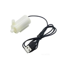 USB 5V 저전압 소형 물 펌프 마이크로 미니 잠수정 최신 저소음 무소음 Usb 수경 야채 심기 공예 분수, dual use white