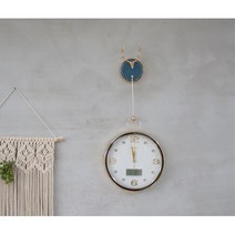 집들이 선물 골드 사슴 장식 벽시계 예쁜 회의실 벽시계추천 이쁜 이사선물 벽꾸미기 미팅룸 신혼선물 모던