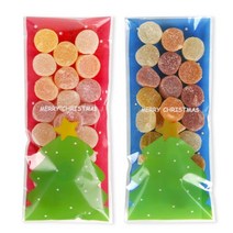 [인디케이] 노란별 성탄트리 비닐봉투 (10개), 블루