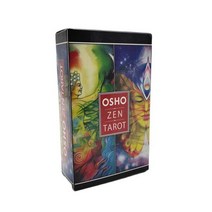 Osho Zen 타로 카드 영어 버전 운세 게임 플레이 79 오라클 데크 패밀리 파티 엔터테인먼트 보드, [01] Tarot Card