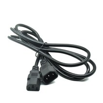 IEC C14 C13 연장 코드 3m 5m UPS 케이블 320 전원 0.2m 5M PC 컴퓨터 모니터 DMX DJ 무대 조명, 06 3m