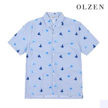 올젠 핫썸머 유니크 패턴 카라 셔츠 ZOZ2WC1114