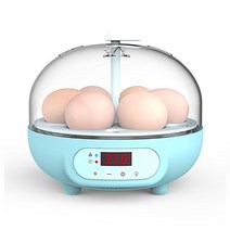 Neirny 자동 부화기 4란 5란 6란 병아리 오리 메추리 앵무새 조류 가정용 부화기, 6란 자동회전