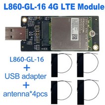 FDD-LTE TDD-LTE Cat16 Fibocom L860-GL L860-GL-16 USB 4G Wlan 카드 SPS L27188-001 HP 노트북 Elitebook X360, L860-GL-16 USB set