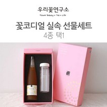 우리꽃연구소 꽃코디얼 실속 선물세트 (코디얼+보틀), 02.국화코디얼+전용보틀