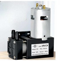다이아프램 펌프 소형 DC 진공 펌프 실험 의료 정밀, VN-T1-12V 12L/분, 1개