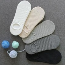 남자 골지 데일리 발목 덧신 양말 페이크삭스 5종세트