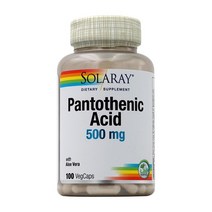 솔라레이 판토텐산 500 mg 100 베지캡슐, 1병, 100정