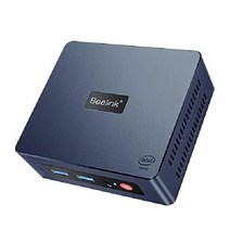 Beelink 미니 PC 윈도우 11 프로 컴퓨터 인텔 세대 4 코어 2.9Ghz N5095 8GB DDR4 RAM 256GB SSD 듀얼 HDMI 4K 60Hz / 기가비트 이, 미니 8기가바이트/256기가바이트