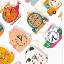 교육용 시계만들기 8종 무소음무브먼트, 고양이