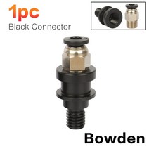 3D프린터부품 3DSWAY PC4-01 빠른 공기 커넥터 공압 피팅 스레드 핫 엔드 보우 덴 직접 1.75mm 필라멘트 3D, 04 Bowden Black 1pc