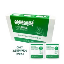 아크로패스 NEW 스킨클렌저 쓱싹쓱싹클렌저 알콜스왑 100개입(20개*5세트) #노폐물제거 #피지제거 #살리실릭애씨드, 20개입, 5개