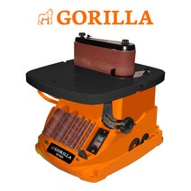 고릴라 스핀들&벨트샌더 샌딩기 GO4BS 목공 곡선 원형 다듬기 사포 DIY 탁상 그라인더, 단품없음