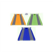 JSI-2인용 자충매트 자동충전에어매트 캠핑텐트매트 차박매트 거실층간소음방지매트, 그린 그레이