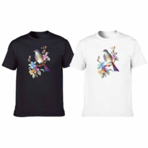 오너클랜 짹짹3 디지털프린팅 인쇄티셔츠 커플티 반팔티 오버핏