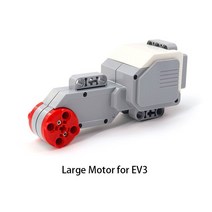 레고 호환테크닉 자동차 호환 테크닉 전자 빌딩 블록 부품 로봇 EV3 45544 코어 세트 마인드스톰 9898 45560 Diy 학습 교육 완구, [01] Large Servo Motor