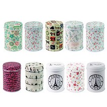 Cabilock 6pcs Candle Tins Round Metal Tins Cans Tinplate Empty Jars Tea Canisters Shabby Chic Tins f, 1