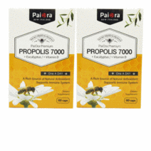 사은품+파이오라 뉴질랜드 프로폴리스 면역강화 7000mg 60캡슐, 프로폴리스 7000mg 60캡슐 2통