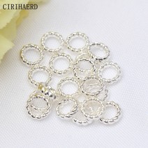 기부반지 DIY 쥬얼리 액세서리 트위스트 패턴 점프 링 14K/18K 골드 도금 제작 용품 엔드 커넥터용 닫기 라