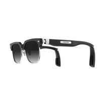 골전도 블루투스 안경 편광 스마트 선글라스 안티 블루 라이트 처방 렌즈 방수, CY-silver-polarized