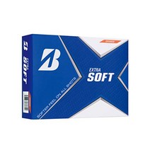 브리지스톤 골프공 EXTRA SOFT 2021 12개입, 12개 한팩개, 오렌지