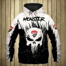 따뜻한 후드티 가성비 특이한 기모 모자 티셔츠 가을 뉴 ducati 오토바이 용 3d 프린트 지퍼 하라주쿠 스포츠웨어 레이싱 자켓남자 남성 공용 배달대행