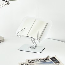 킨젤 독서대 높이조절 책받침대 휴대용 북스탠드 거치대 아크릴, 실버(5월 초 순차적 배송예정)