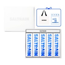 [솔트레인] 그레이솔트 치약 100g 5개 선물세트(쇼핑백 메시지카드 증정), HAPPY B-DAY(+쇼핑백)