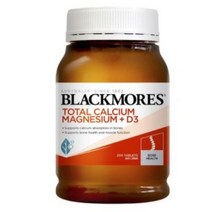 Blackmores Total Calcium & Magnesium + D3 블랙모어스 토탈 칼슘 마그네슘 비타민D3 200정, 1개