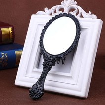 손거울 미니 접이식 책상용 휴대용 탁상 엔틱 거울, 자전거흙받이