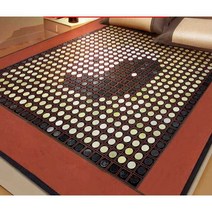 게르마늄 옥장판 전기 옥매트 돌침대 온열장판 더블, E초장파풍천연옥1.2x1.9m디지털디스플레이