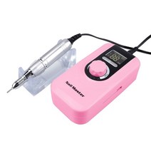 네일 25W 35000RPM 네일 드릴머신 아트 드릴기기 큐티클 정리기 핸드피스 헨드 드릴 풀리쉬 다기능 충전식, 03 Pink_04 AU PLUG (220-240V)