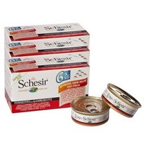 쉐지애 고양이 젤리 캔 50g x 6p, 참치 + 새우 + 쌀 혼합맛, 3개